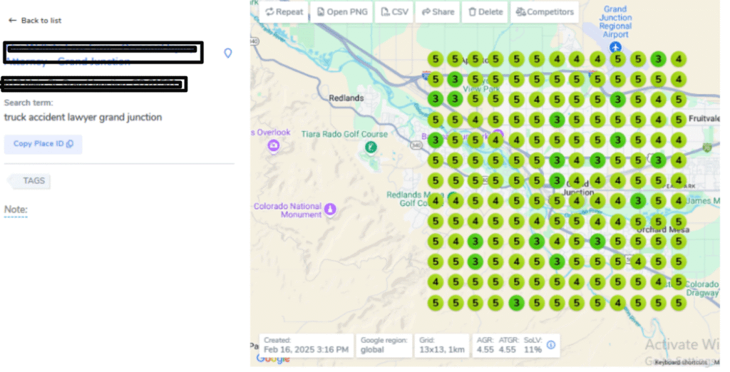 local seo result 1